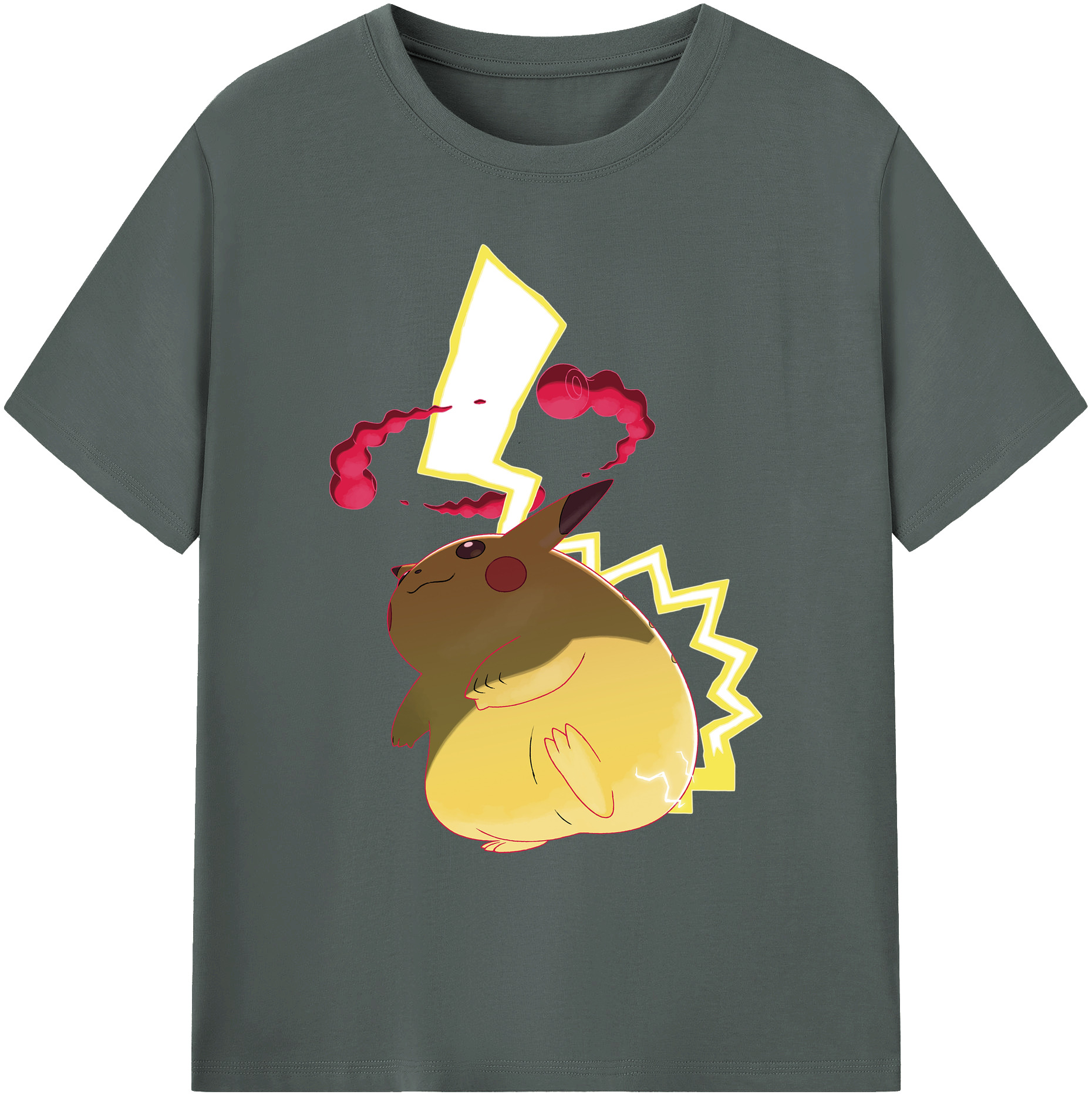 （画像用） ポケットモンスター Pokémon 綿100％ メンズ半袖Tシャツ｜肌触りやわらか＆通気性
